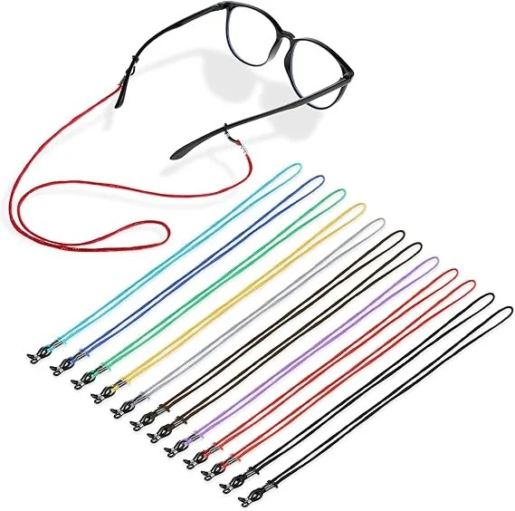 4 Pc Eyeglasses Cable Strap No Tail Sunglasses Eyewear Retainer String Holder 4